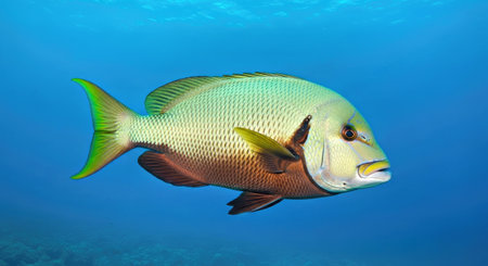 Bigeye Emperor Monotaxis Grandoculis Fish Underwater Photography Marine Life