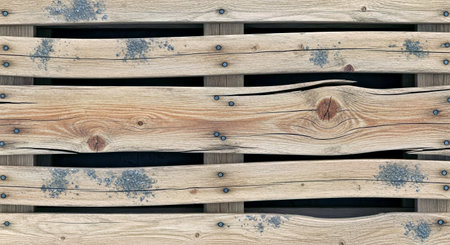 Rustic Pallet Wood Board Texture with Dirt Smudges and Industrial Wear Distressed Surface