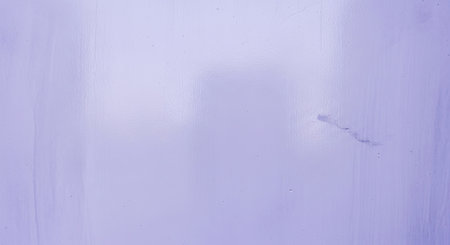 Chic Soft Lavender Polished Concrete Wall Faint Light Reflections Contemporary Surfaceの写真素材