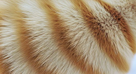 Fine Orange Tabby Cat Fur Faint Stripe Pattern Soft Animal Texture Background