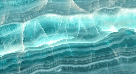 Turquoise Marble with Crystalline Depth and Subsurface Glow Luxury Stone Design