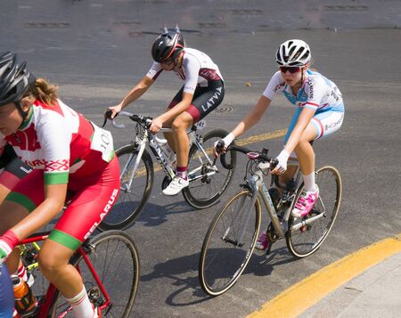 BAKU, AZERBAIJAN, JULY 25,2019-15 youth and sports FestivalCycling competition