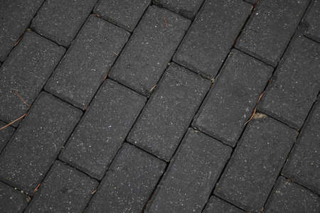Abstract background of old cobblestone pavementの写真素材