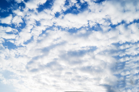 Abstract beautiful cloud in blue sky for blackground.の写真素材