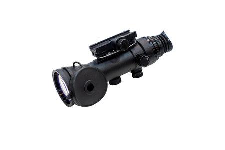 Night vision device on a white background.の写真素材
