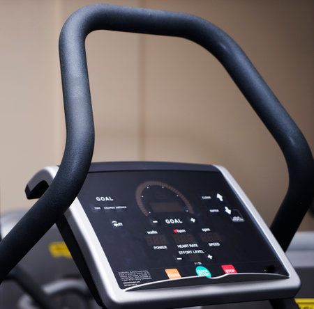 Gym room for residents in apartment building. Different exercise equipmentsの写真素材
