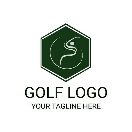 Golf  Template Designのイラスト素材