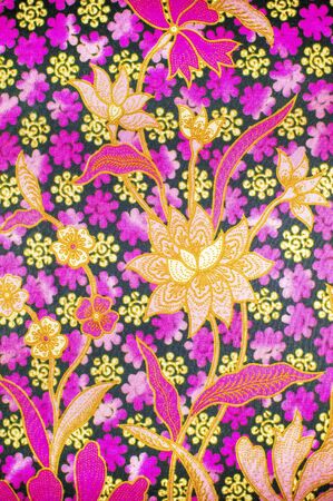 The beautiful of art Malaysian and Indonesian Batik Pattern