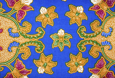 The beautiful of art Malaysian and Indonesian Batik Patternの写真素材