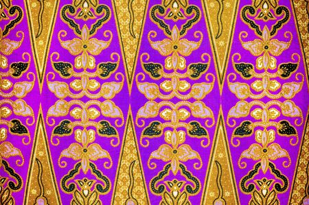 The beautiful of art Malaysian and Indonesian Batik Patternの写真素材