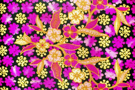 The beautiful of art Malaysian and Indonesian Batik Patternの写真素材