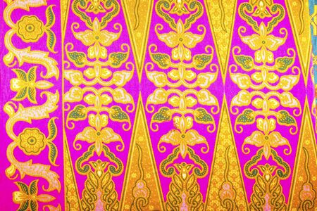 The beautiful of art Malaysian and Indonesian Batik Patternの写真素材