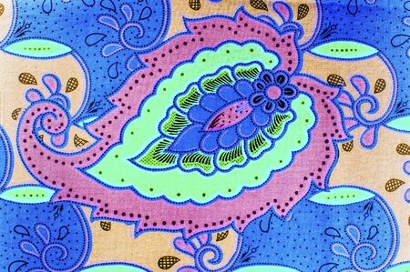 The beautiful of art Malaysian and Indonesian Batik Patternの写真素材