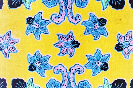 The beautiful of art Malaysian and Indonesian Batik Pattern