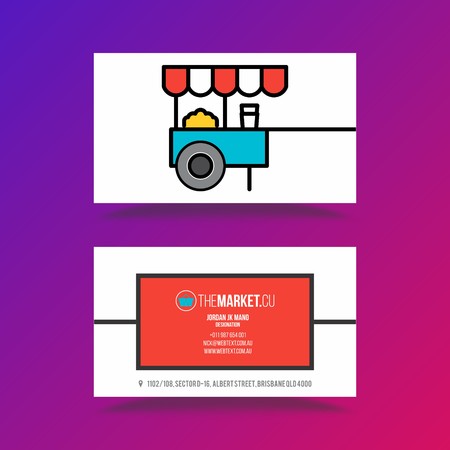 Modern Business Card Templateのイラスト素材