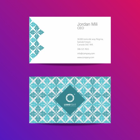 Professional Business Card Design Templateのイラスト素材
