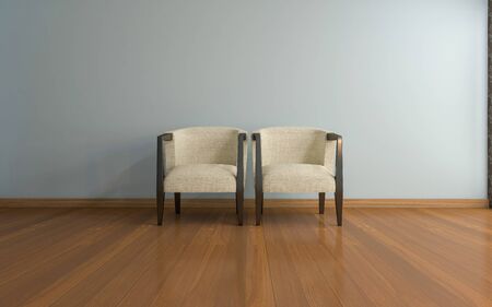 Realistic Mockup of living room Interior