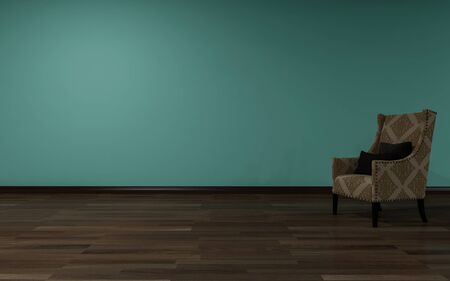 Realistic Mockup of living room Interiorの写真素材