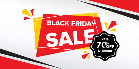 Black Friday Sale Banner Designのイラスト素材