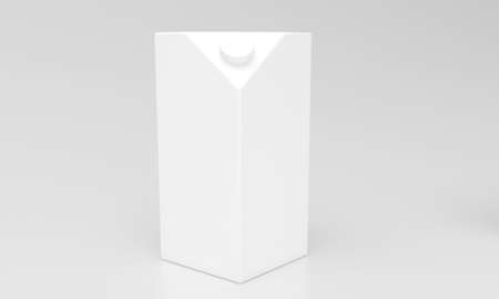 Milk Pack Packaging Packet Design 3D Renderedの写真素材