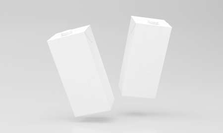 Milk Pack Packaging Packet Design 3D Renderedの写真素材