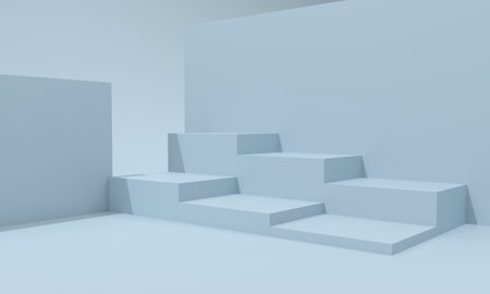 Podium Design 3D Illustration Designの写真素材