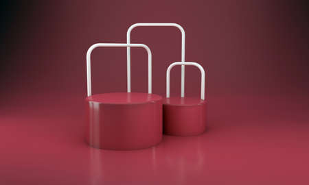 Podium Design 3D Illustration Design