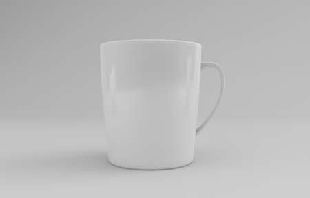 Realistic Mug Mockup 3D Renderedの写真素材