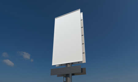 Billboard Sign 3D Rendered Illustration