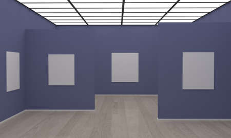 Art Gallery Frames Mockupの写真素材