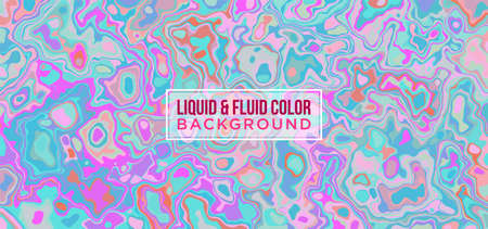 Liquid color and fluid shapes Background