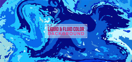 Liquid color and fluid shapes Background