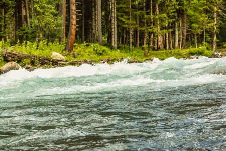 River of Kumrat Valley Beautiful Landscape Mountains View