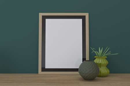 Empty Photo Frame Mockup Design Mockup