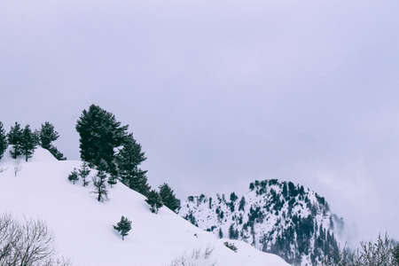 Malam Jabba and Kalam Swat Scenery Landscapeの写真素材