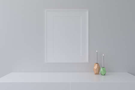 Empty Photo Frame Mockup Design Mockup