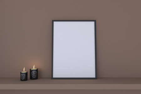 Empty Photo Frame Mockup Design Mockup