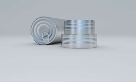 Metal Food Tin Packの写真素材
