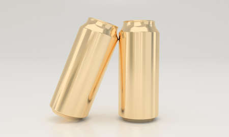 Golden Meta Cold drinks Tin Packの写真素材