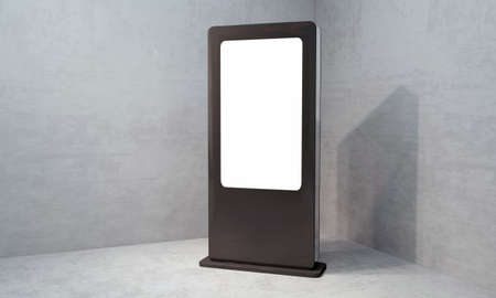 Totem and Kiosk Digital Signage 3d Renderedの写真素材