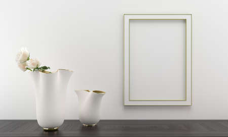 Empty Photo Frame Mockup Design Mockup