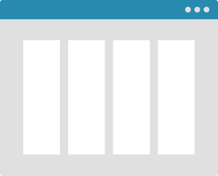 Website Prototype iconsのイラスト素材