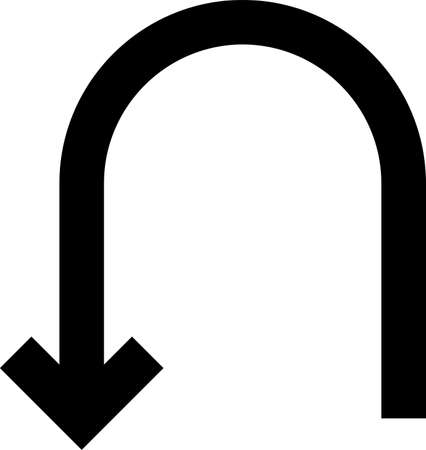 Direction Arrow UI Sign Designのイラスト素材
