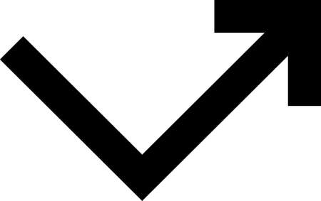 Direction Arrow UI Sign Designのイラスト素材