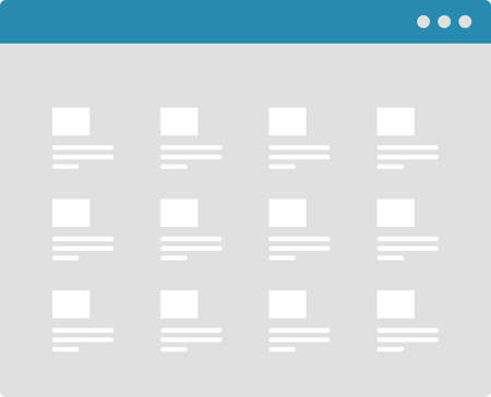 Website Prototype icons