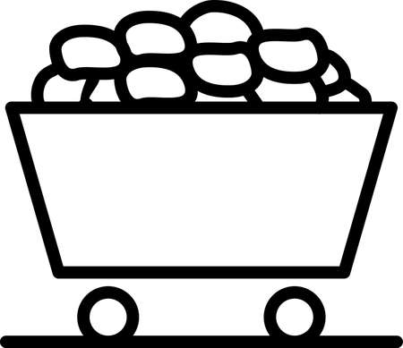 Industry, mining, factory, coal, manufacturing, mine, industrialのイラスト素材