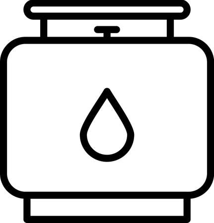 gas cylinder, cooking,  kitchen, gas, greenのイラスト素材