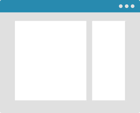 UI Layout Icon, Pictogram Designのイラスト素材