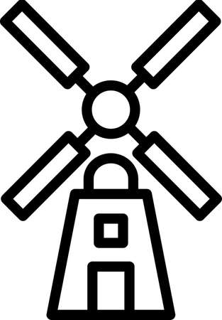 wind, wind energy, windmill, nature, ecology, greenのイラスト素材