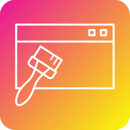 Phone and Tablet UI Icon Gradient Color Backgroundのイラスト素材